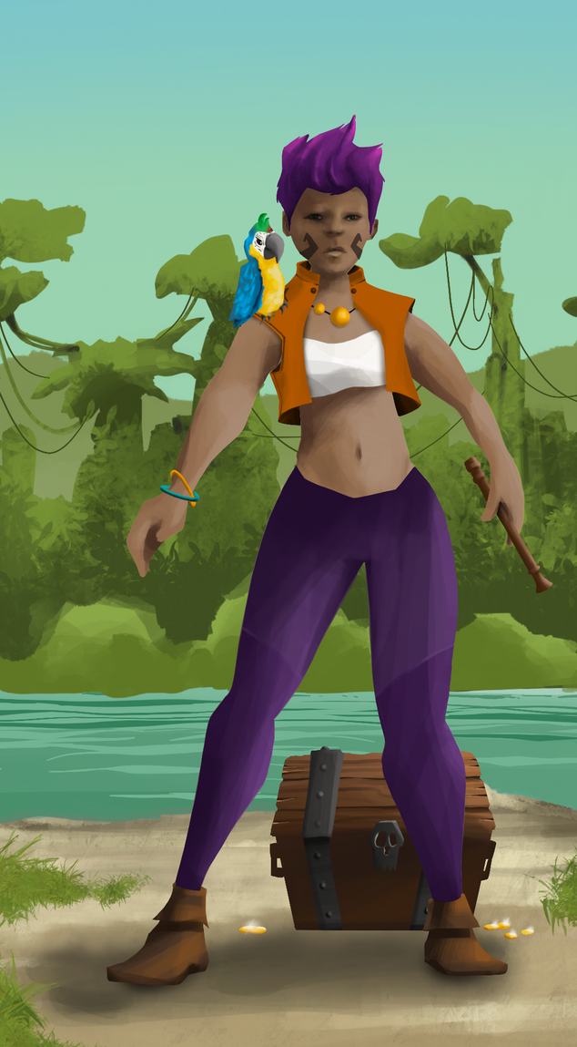 AlgoSeas Pirate #7735 NFT on Algorand