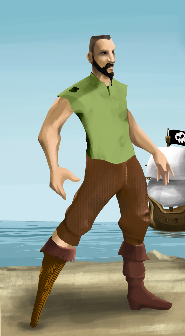 AlgoSeas Pirate #7748 NFT on Algorand