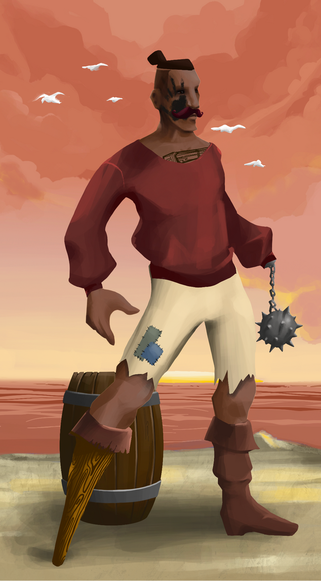 AlgoSeas Pirate #7762 NFT on Algorand