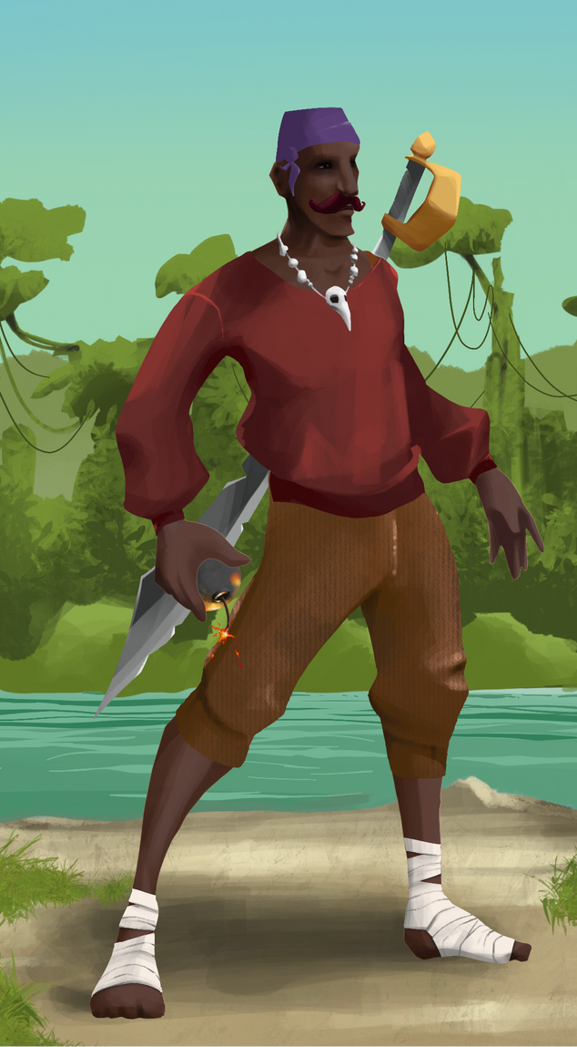 AlgoSeas Pirate #7768 NFT on Algorand