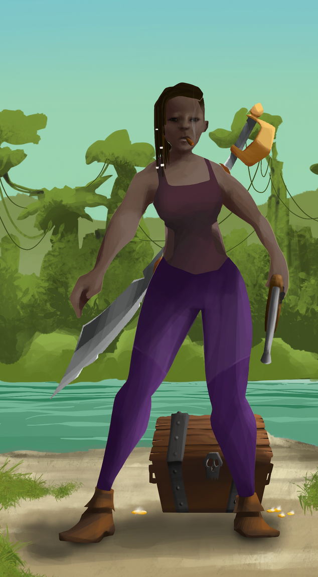 AlgoSeas Pirate #7782 NFT on Algorand