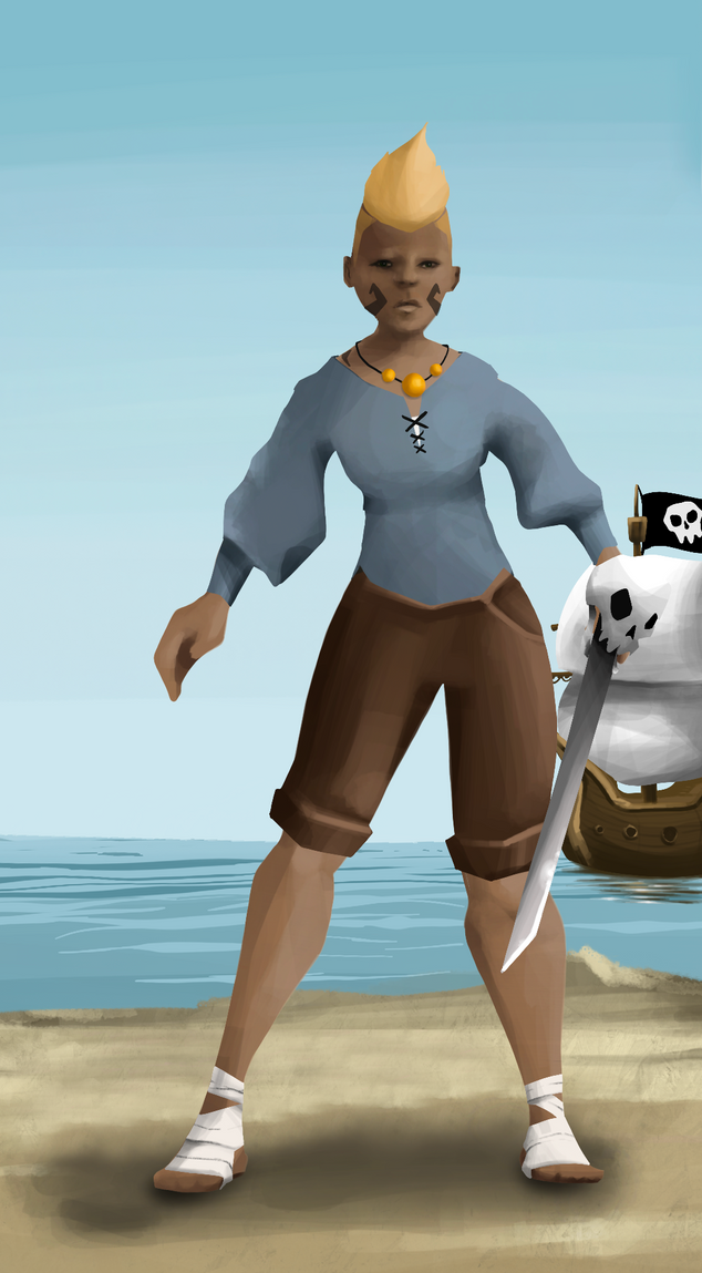 AlgoSeas Pirate #7805 NFT on Algorand