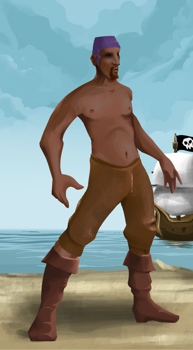 AlgoSeas Pirate #7809 NFT on Algorand