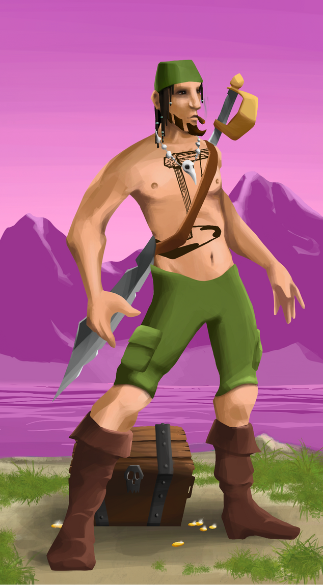 AlgoSeas Pirate #7828 NFT on Algorand