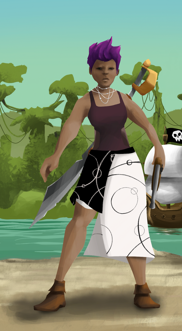 AlgoSeas Pirate #7829 NFT on Algorand