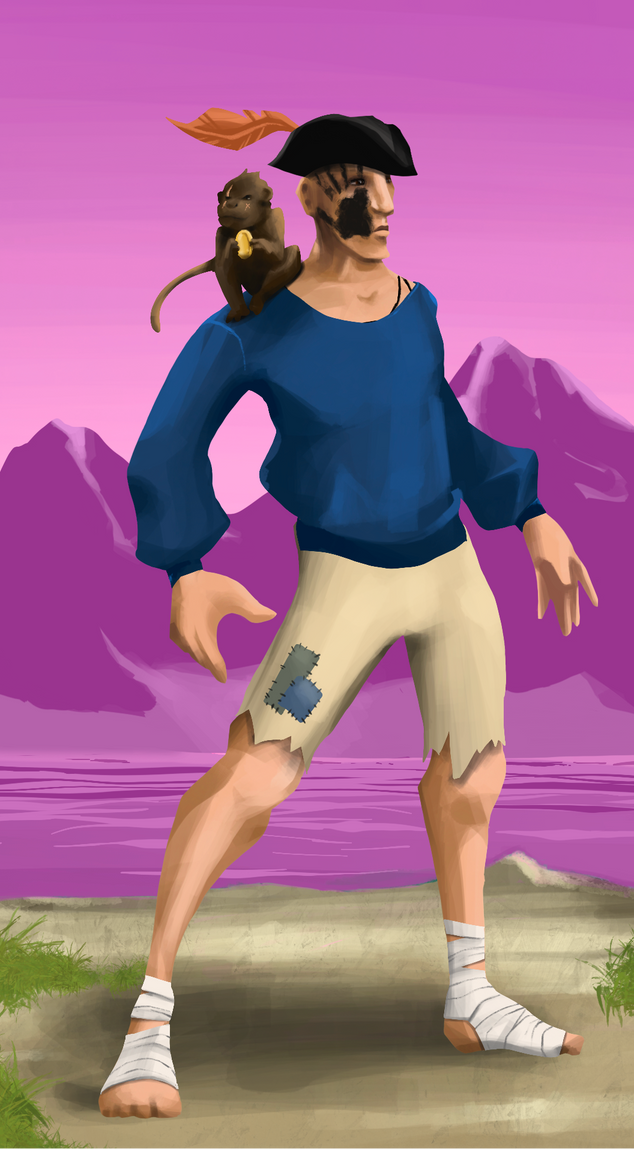 AlgoSeas Pirate #7833 NFT on Algorand