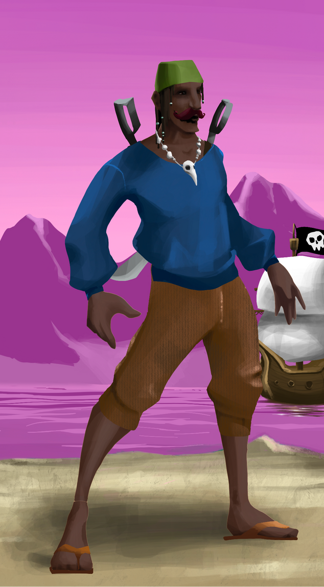 AlgoSeas Pirate #784 NFT on Algorand