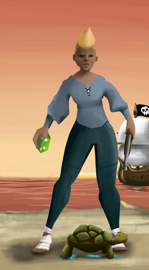 AlgoSeas Pirate #7856 NFT on Algorand