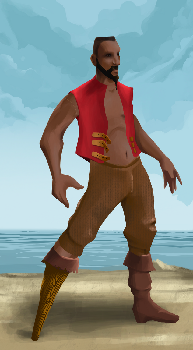 AlgoSeas Pirate #7858 NFT on Algorand