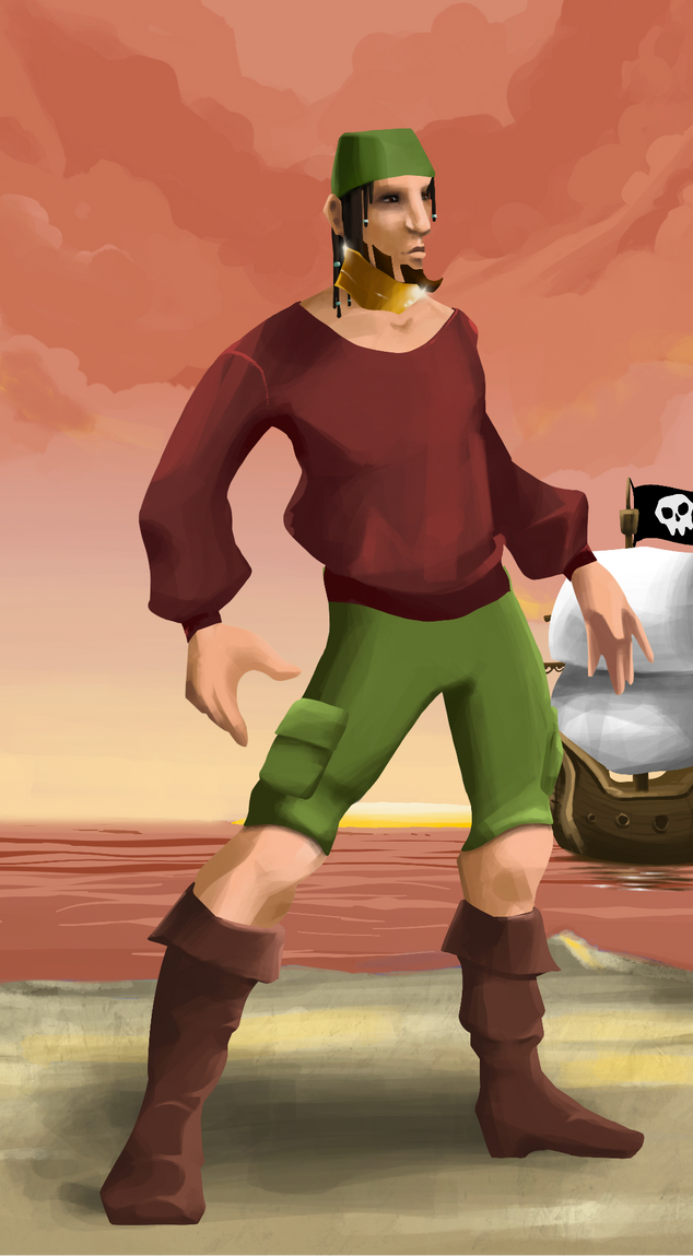 AlgoSeas Pirate #7875 NFT on Algorand