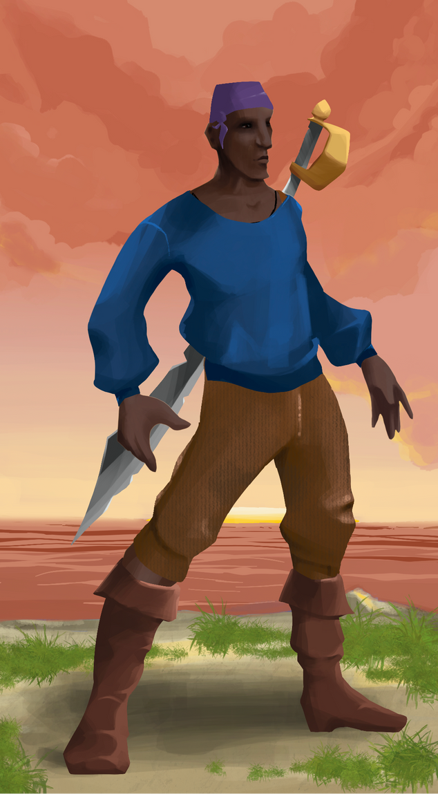 AlgoSeas Pirate #7912 NFT on Algorand