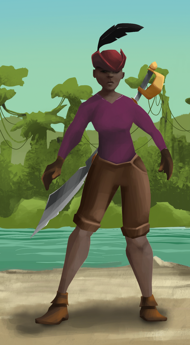 AlgoSeas Pirate #7914 NFT on Algorand