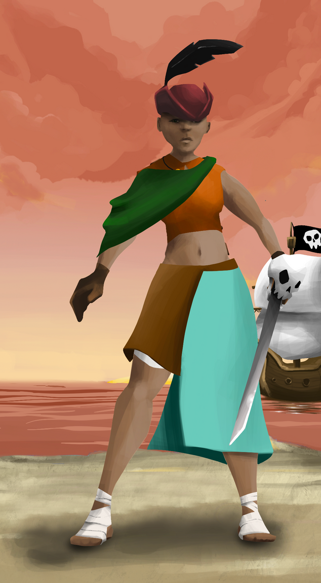 AlgoSeas Pirate #7920 NFT on Algorand