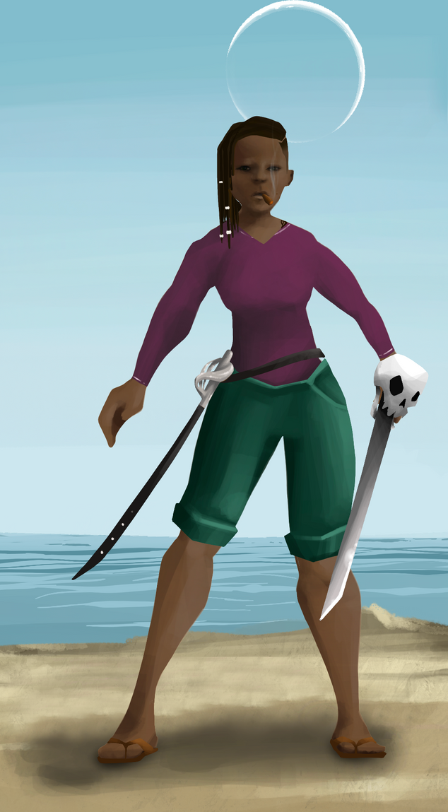 AlgoSeas Pirate #7930 NFT on Algorand