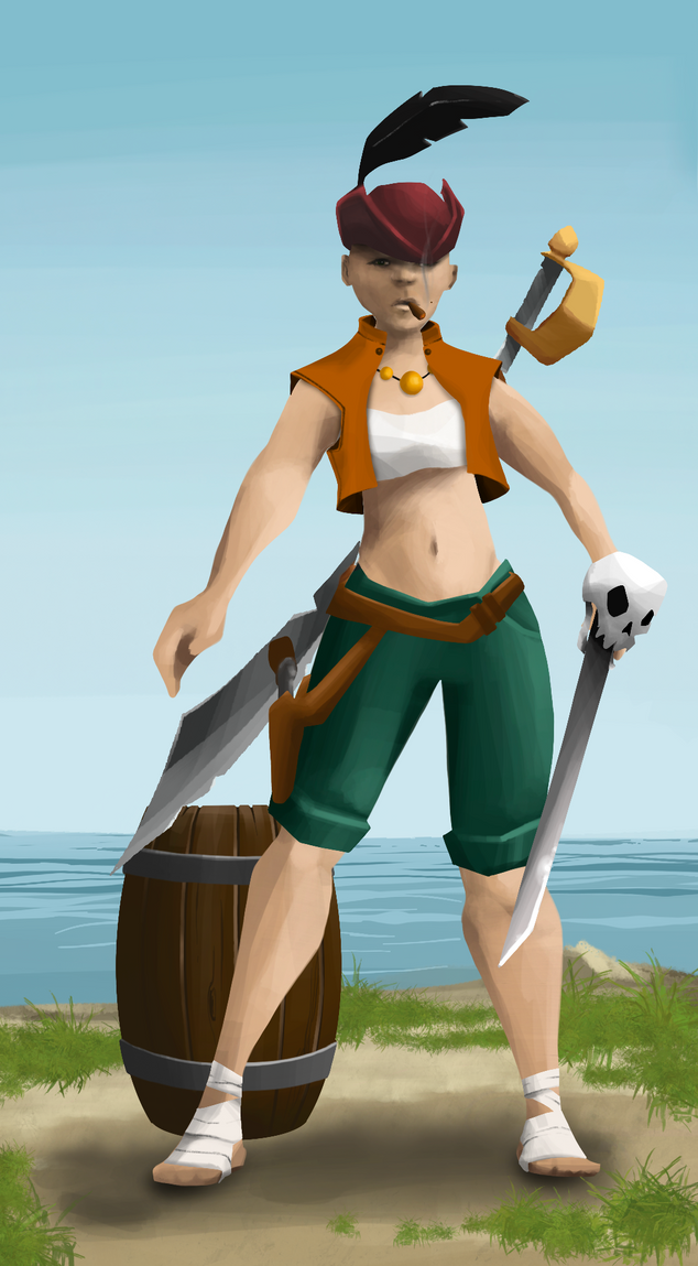 AlgoSeas Pirate #7953 NFT on Algorand