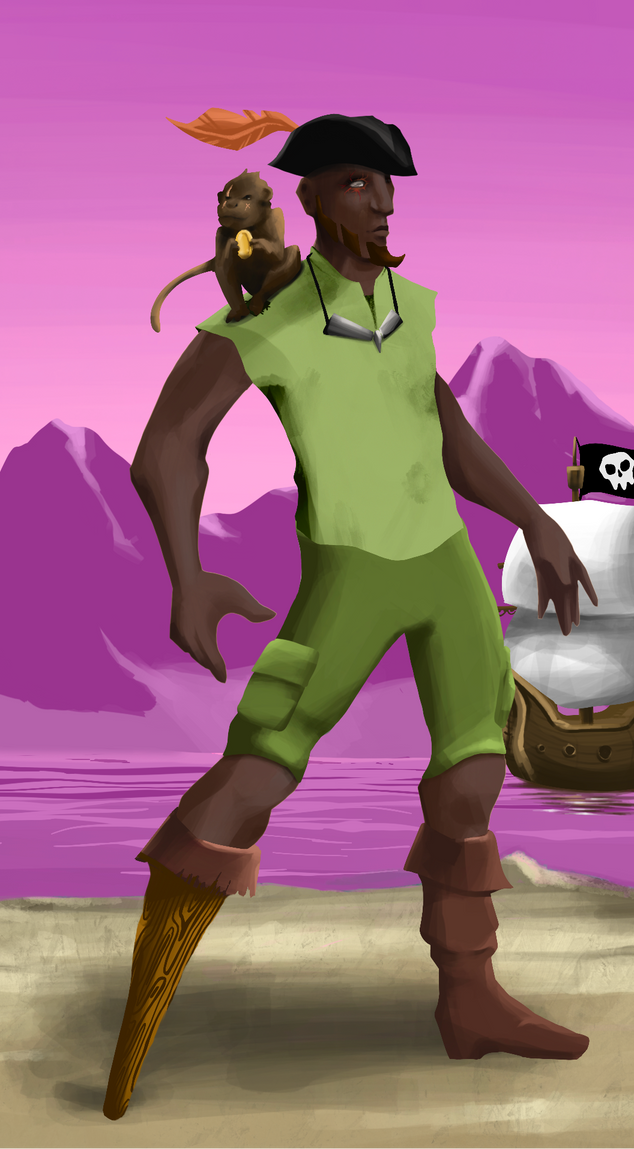 AlgoSeas Pirate #7954 NFT on Algorand