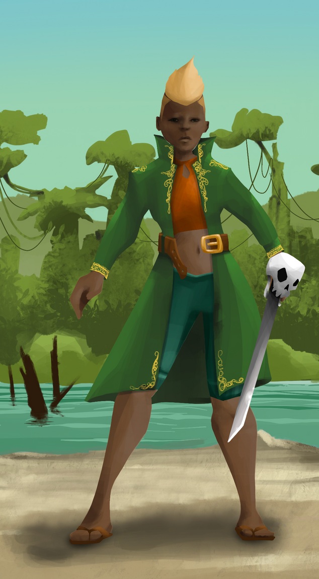 AlgoSeas Pirate #7956 NFT on Algorand