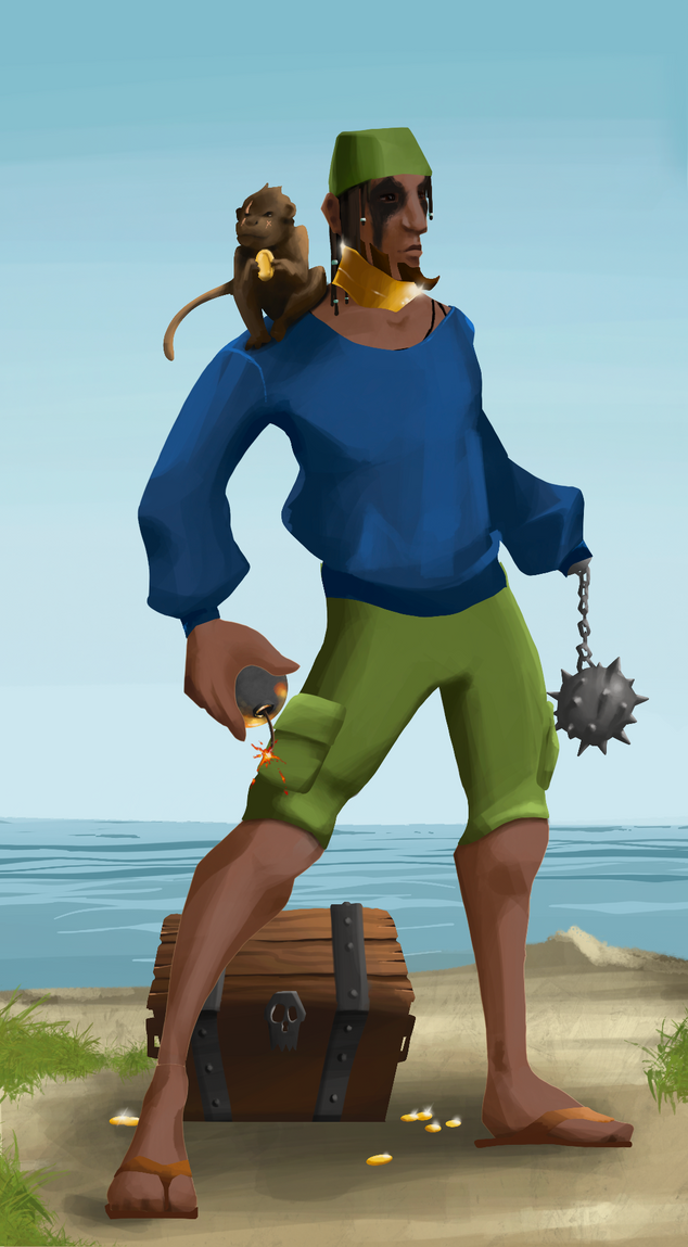 AlgoSeas Pirate #7959 NFT on Algorand