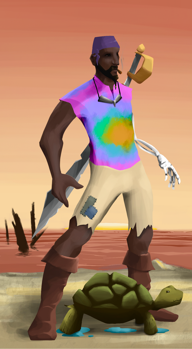 AlgoSeas Pirate #7992 NFT on Algorand