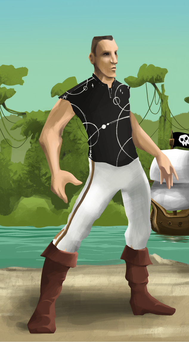 AlgoSeas Pirate #8019 NFT on Algorand