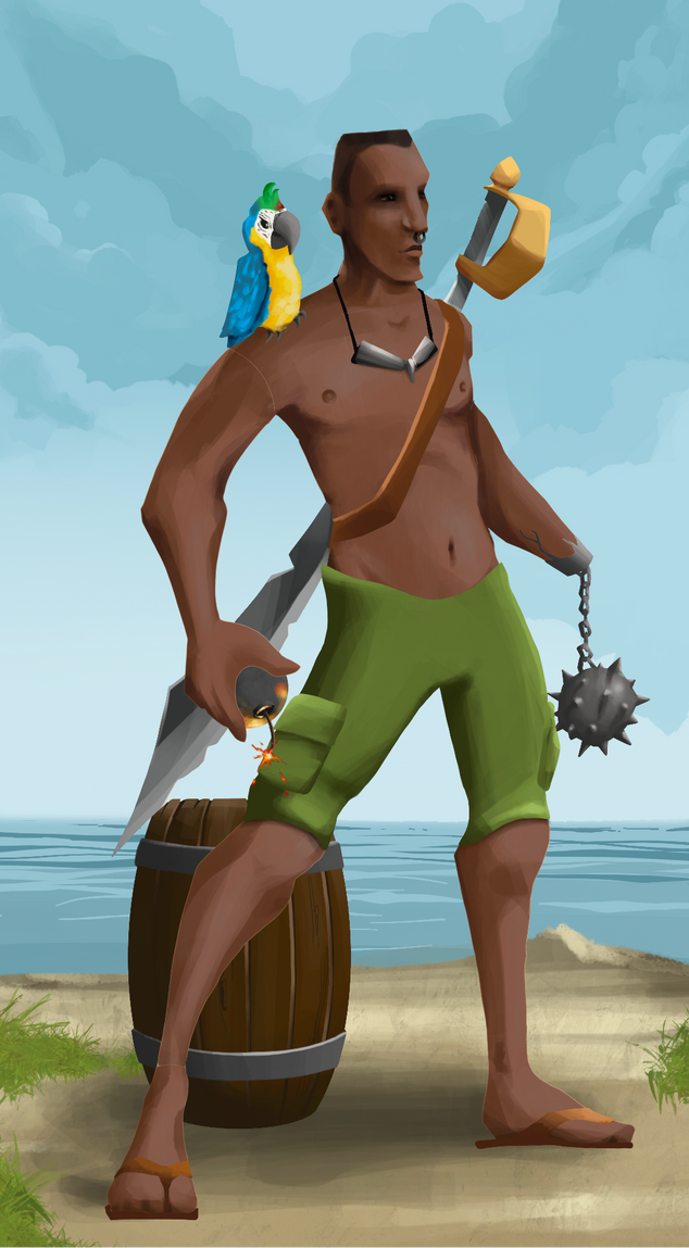 AlgoSeas Pirate #8053 NFT on Algorand