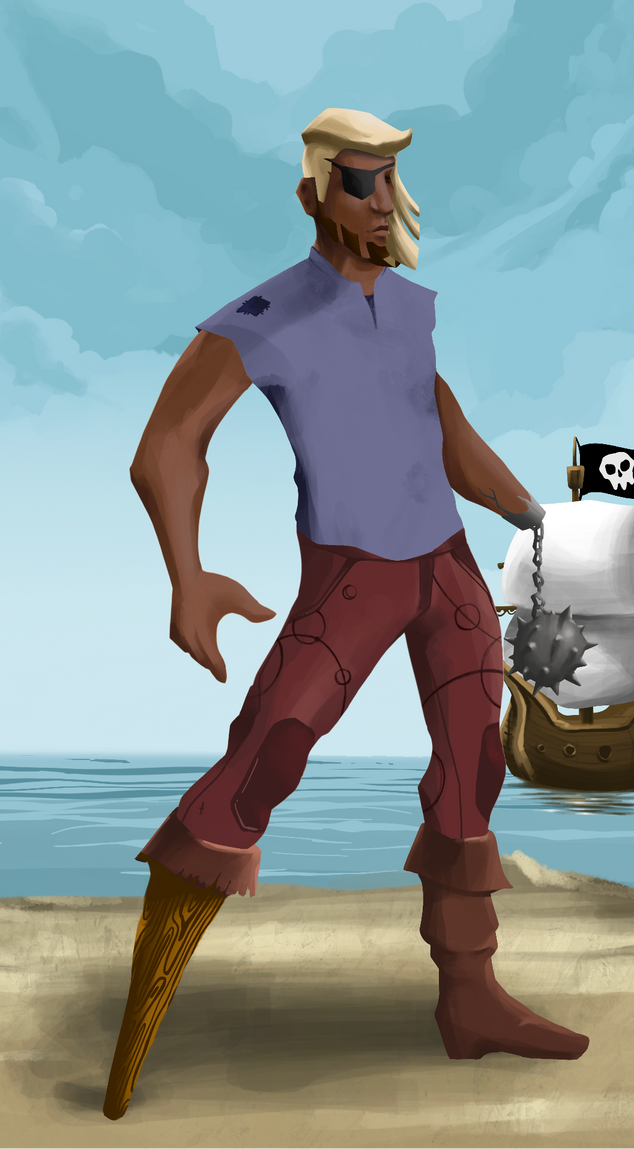 AlgoSeas Pirate #8054 NFT on Algorand