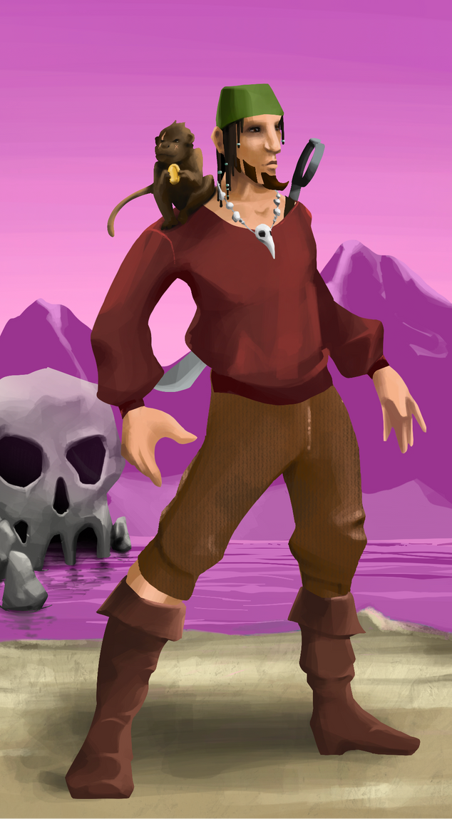 AlgoSeas Pirate #8125 NFT on Algorand