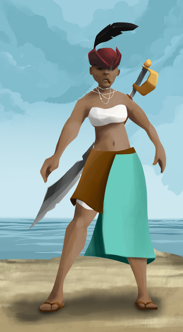 AlgoSeas Pirate #8136 NFT on Algorand