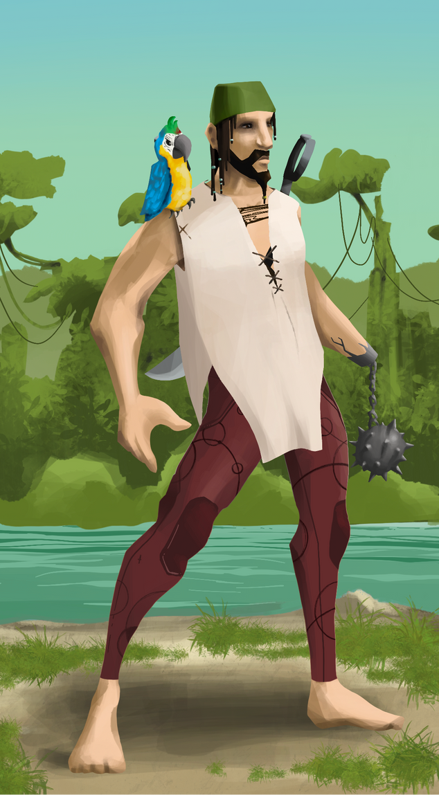 AlgoSeas Pirate #8238 NFT on Algorand