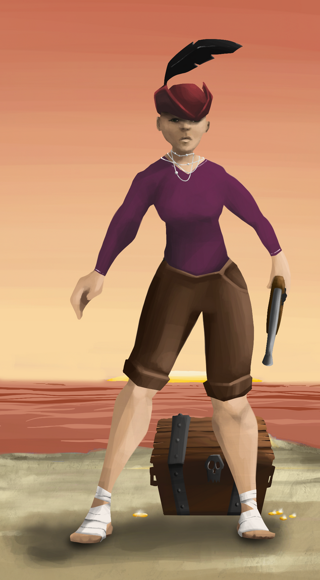 AlgoSeas Pirate #8261 NFT on Algorand