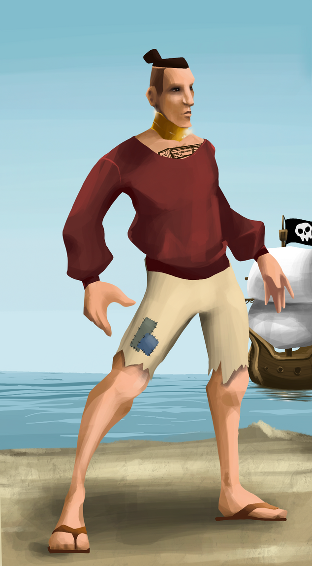 AlgoSeas Pirate #8265 NFT on Algorand