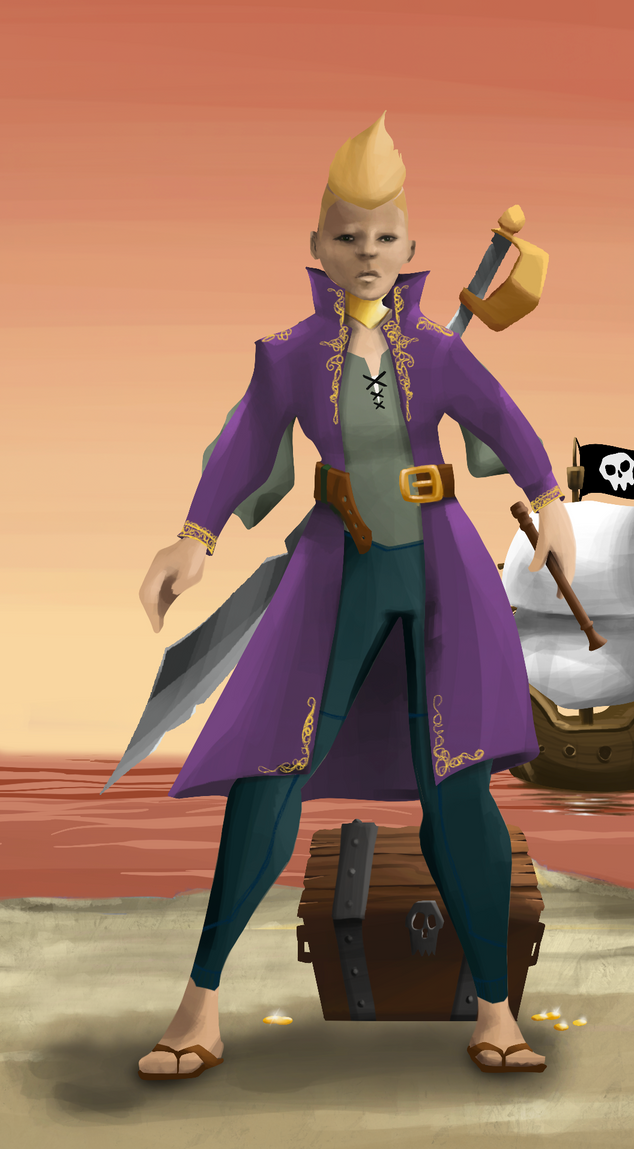 AlgoSeas Pirate #8298 NFT on Algorand