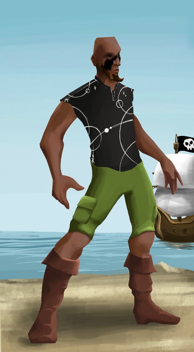 AlgoSeas Pirate #8336 NFT on Algorand