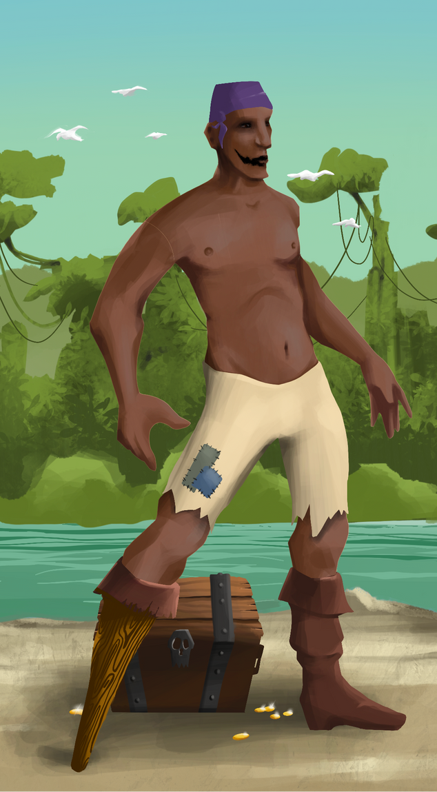 AlgoSeas Pirate #8344 NFT on Algorand