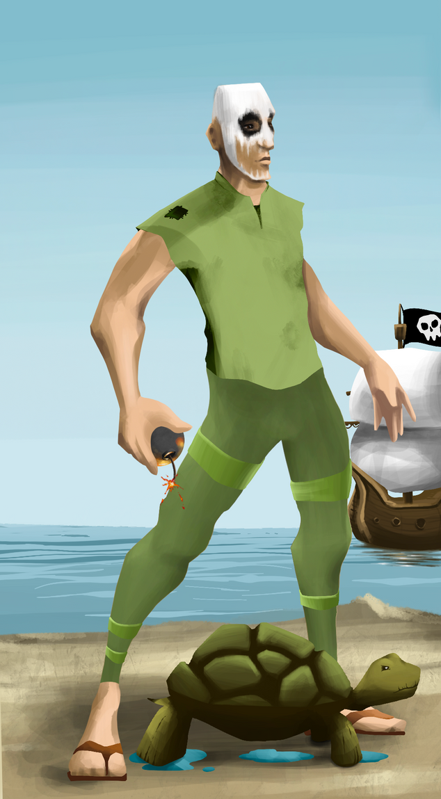 AlgoSeas Pirate #8353 NFT on Algorand