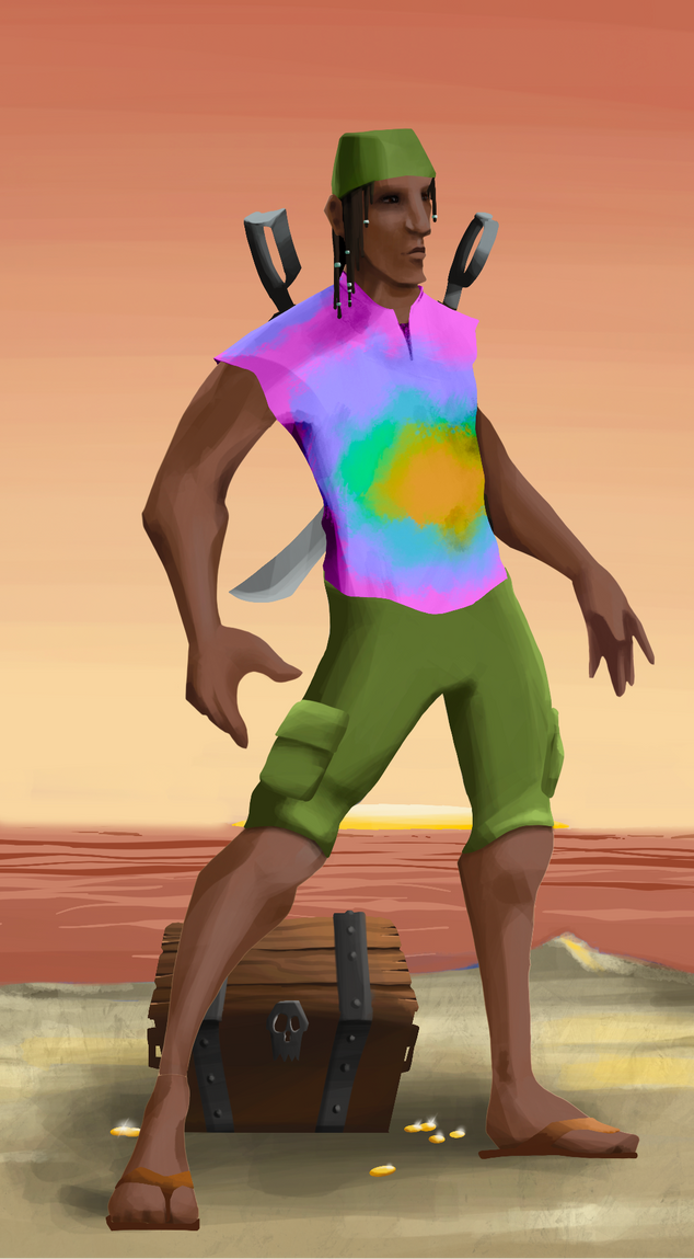 AlgoSeas Pirate #8358 NFT on Algorand