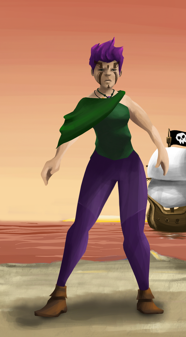 AlgoSeas Pirate #8375 NFT on Algorand