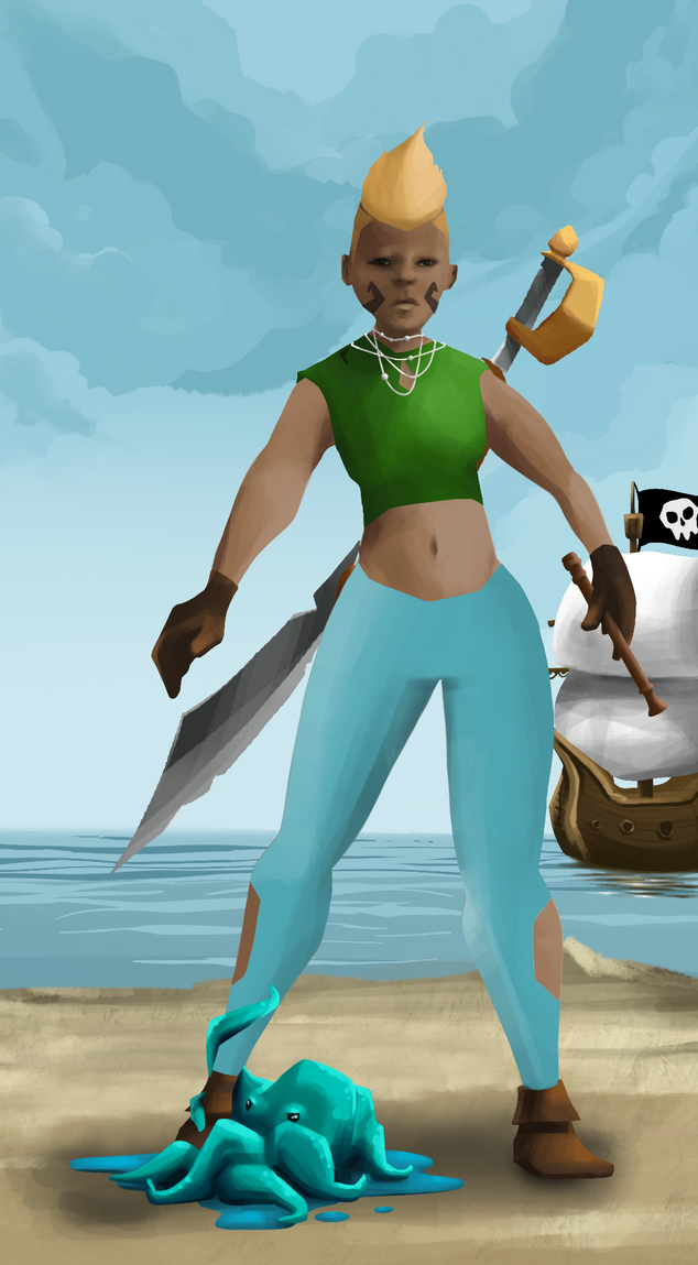 AlgoSeas Pirate #8421 NFT on Algorand