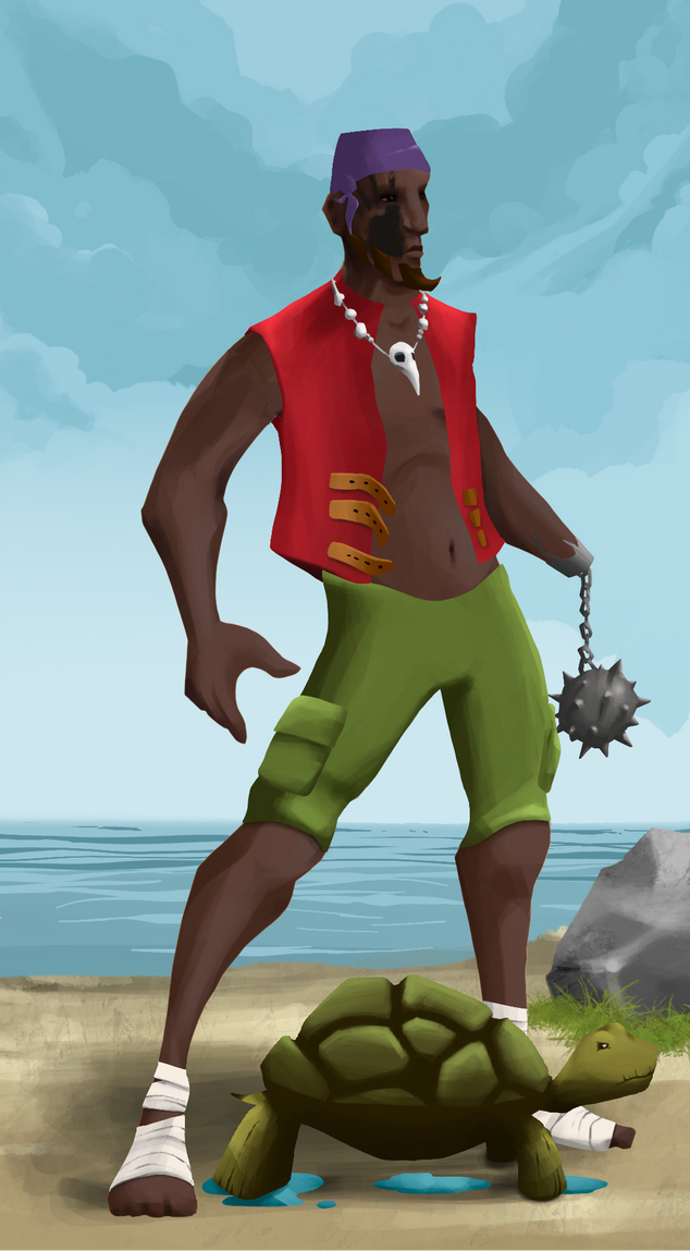 AlgoSeas Pirate #8424 NFT on Algorand