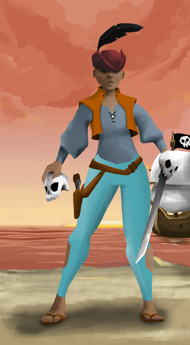 AlgoSeas Pirate #8425 NFT on Algorand