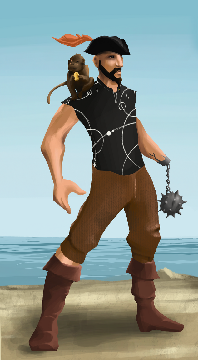 AlgoSeas Pirate #8429 NFT on Algorand