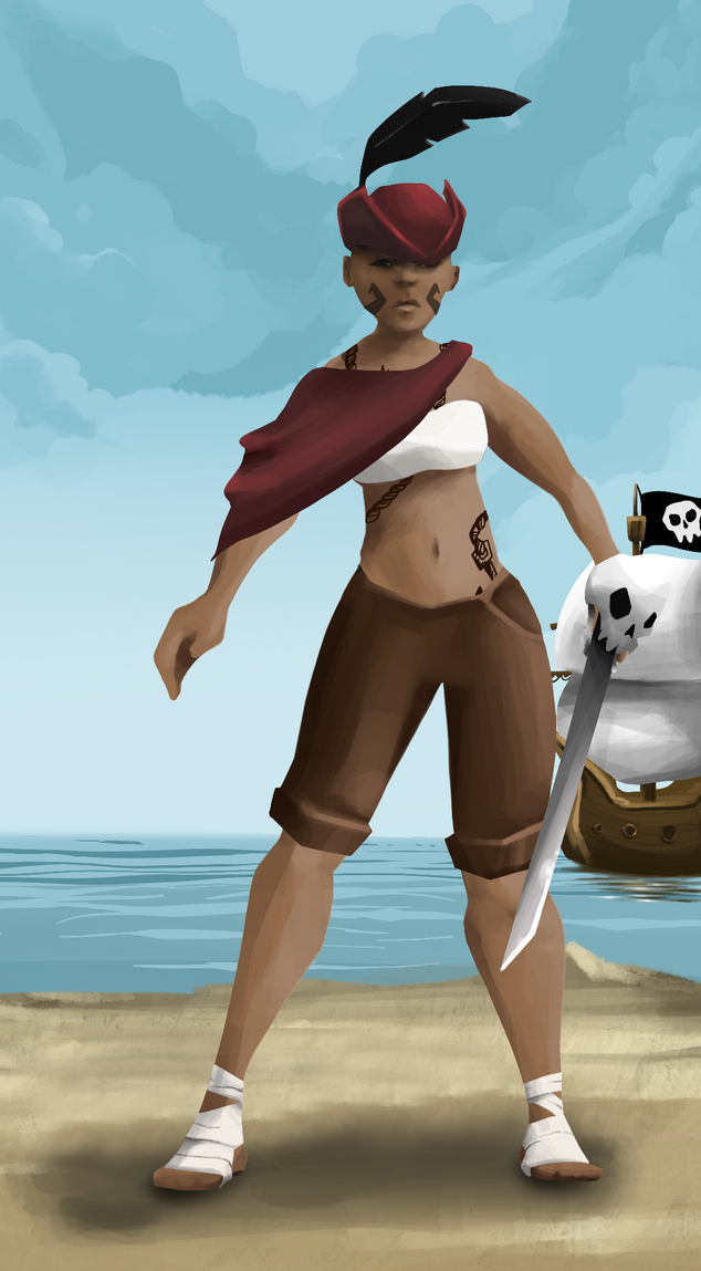 AlgoSeas Pirate #8432 NFT on Algorand