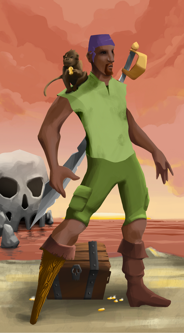 AlgoSeas Pirate #8437 NFT on Algorand