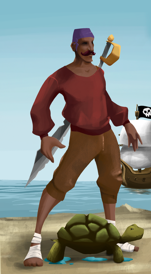 AlgoSeas Pirate #8447 NFT on Algorand