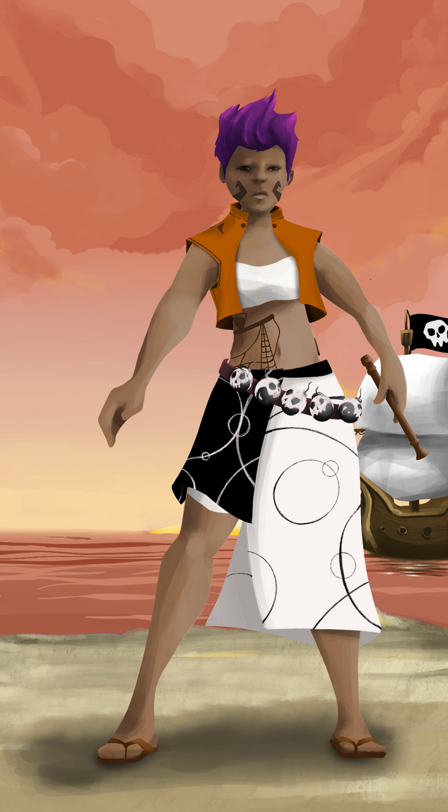 AlgoSeas Pirate #8504 NFT on Algorand