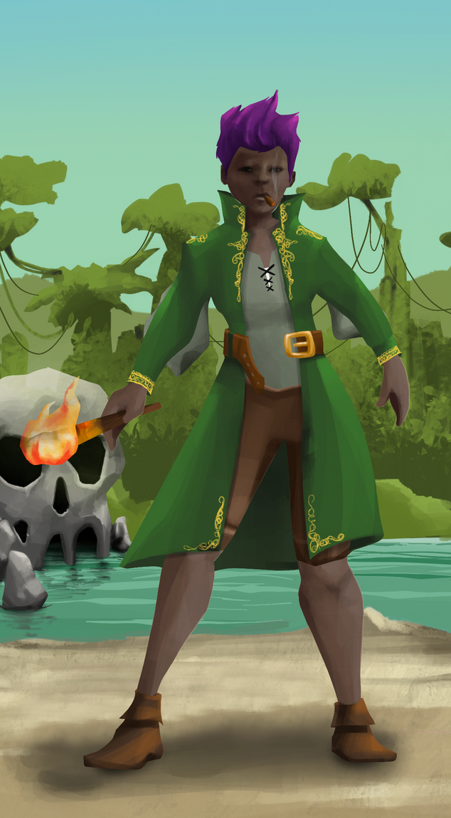 AlgoSeas Pirate #8538 NFT on Algorand