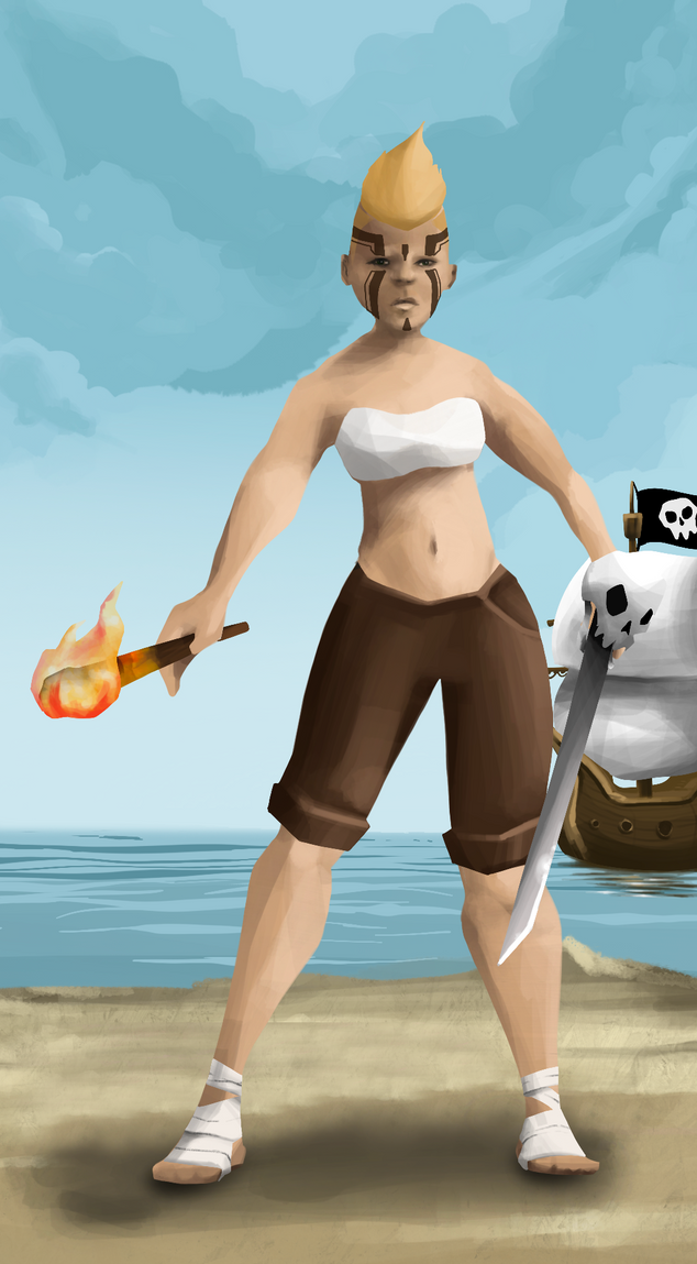 AlgoSeas Pirate #8560 NFT on Algorand