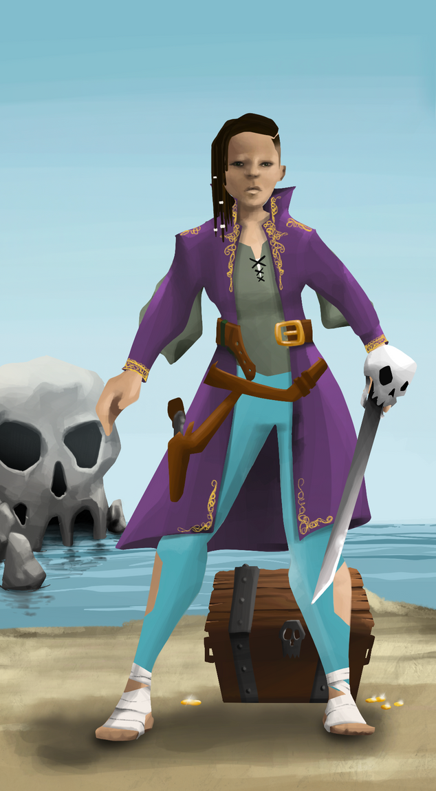 AlgoSeas Pirate #8569 NFT on Algorand