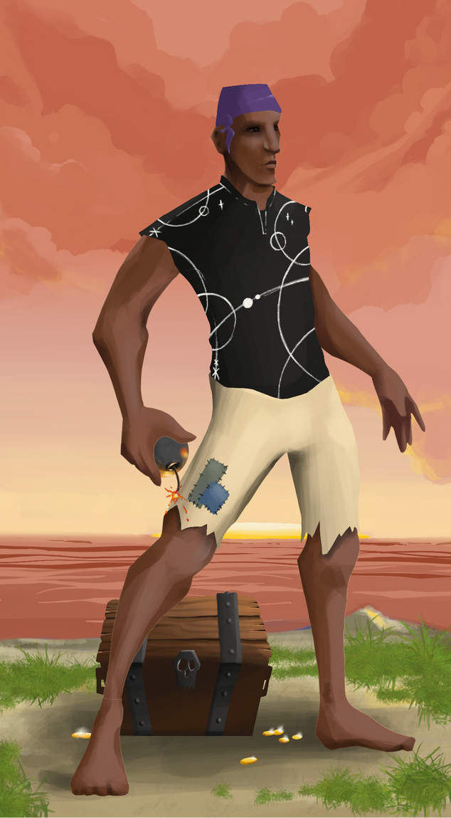 AlgoSeas Pirate #8590 NFT on Algorand