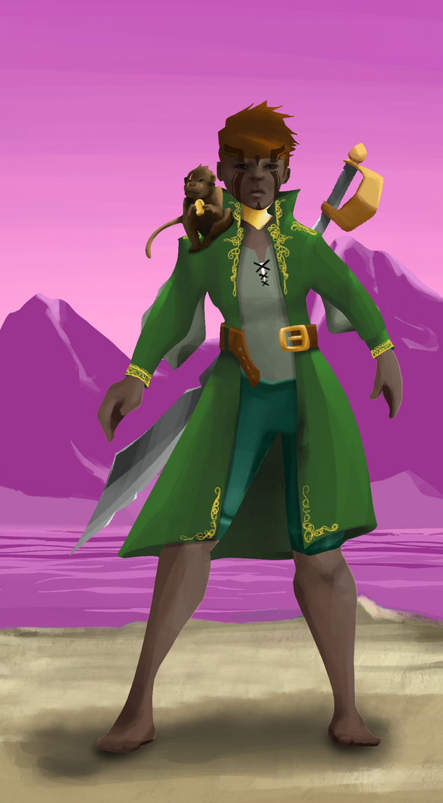 AlgoSeas Pirate #8609 NFT on Algorand